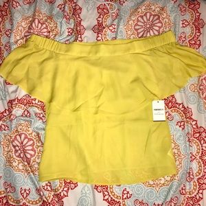 Forever 21 Contemporary off the shoulder shirt!! ✨