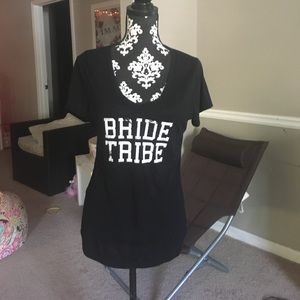 Bride tribe v-neck tee