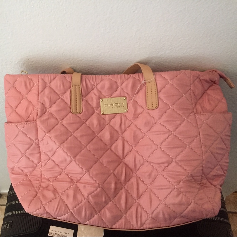 Bebe Quilted Tote Bag