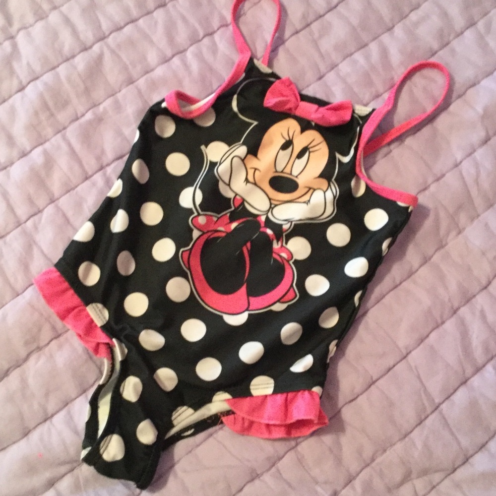 Disney Minnie polka dot swimsuit