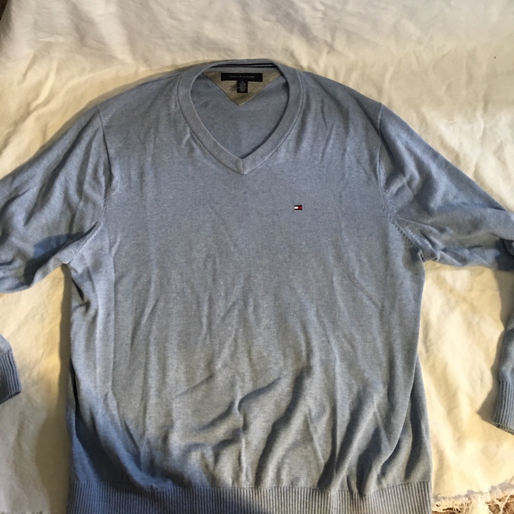 BABY BLUE TOMMY HILFIGER SWEATER