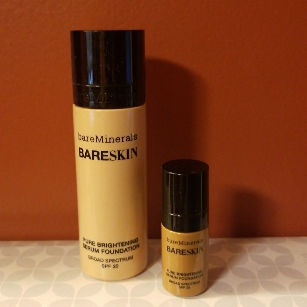 Bare Minerals Bareskin full size and sample