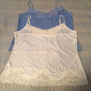 Beautiful Lace trimmed Camisoles