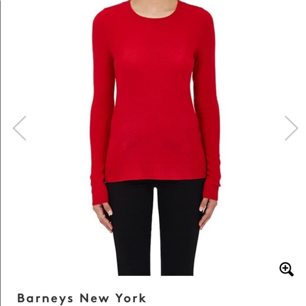 Barneys /Red Cashmere Sweater/ Christmas gift NWT