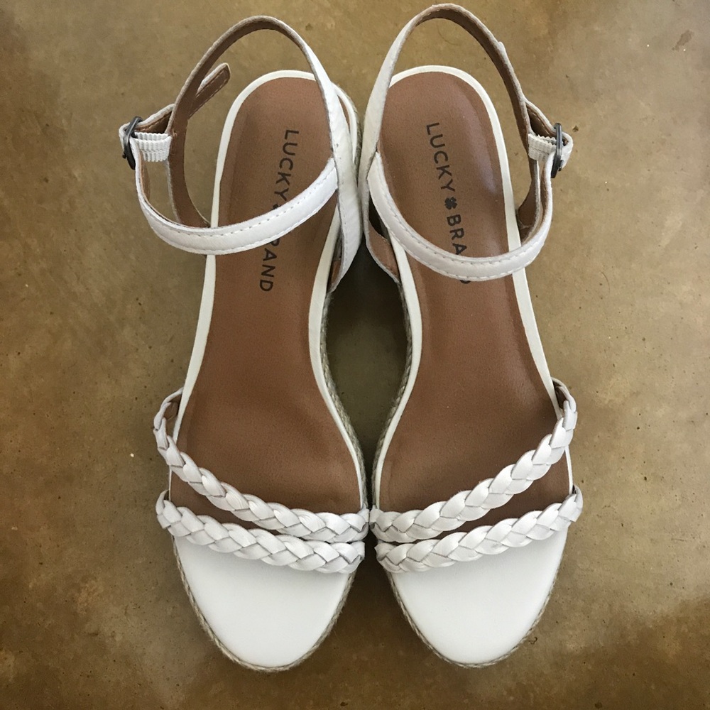 Lucky Brand Braided Wedges