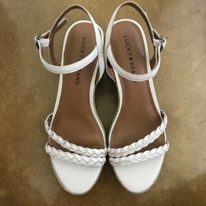 Lucky Brand Braided Wedges