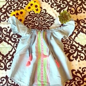 Off the shoulder blouse 4T