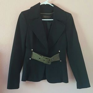 Zara Black Top Suit