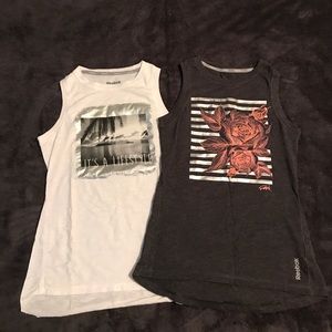 2 Reebok tank tops