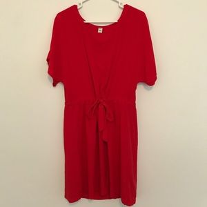 🍂Blood orange drawstring Old Navy dress