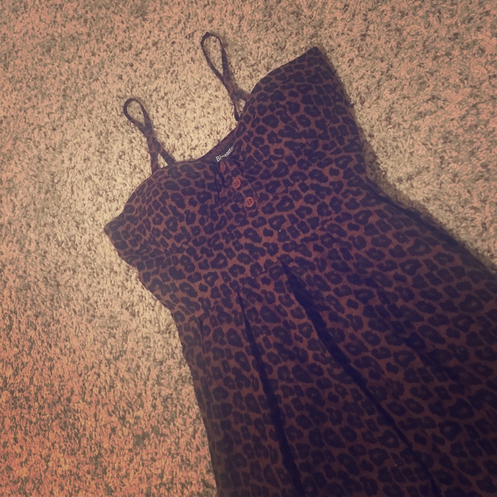 Cheetah print summer dress