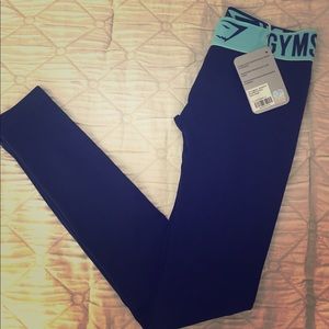 Gymshark Fit Legging Blue XS - New, Never Worn