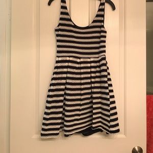 Navy and White striped dress ⚓️
