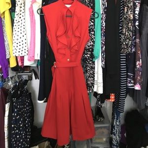 Calvin Klein red dress