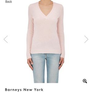 Barneys NY Pink Cashmere Sweater NWT orig$325