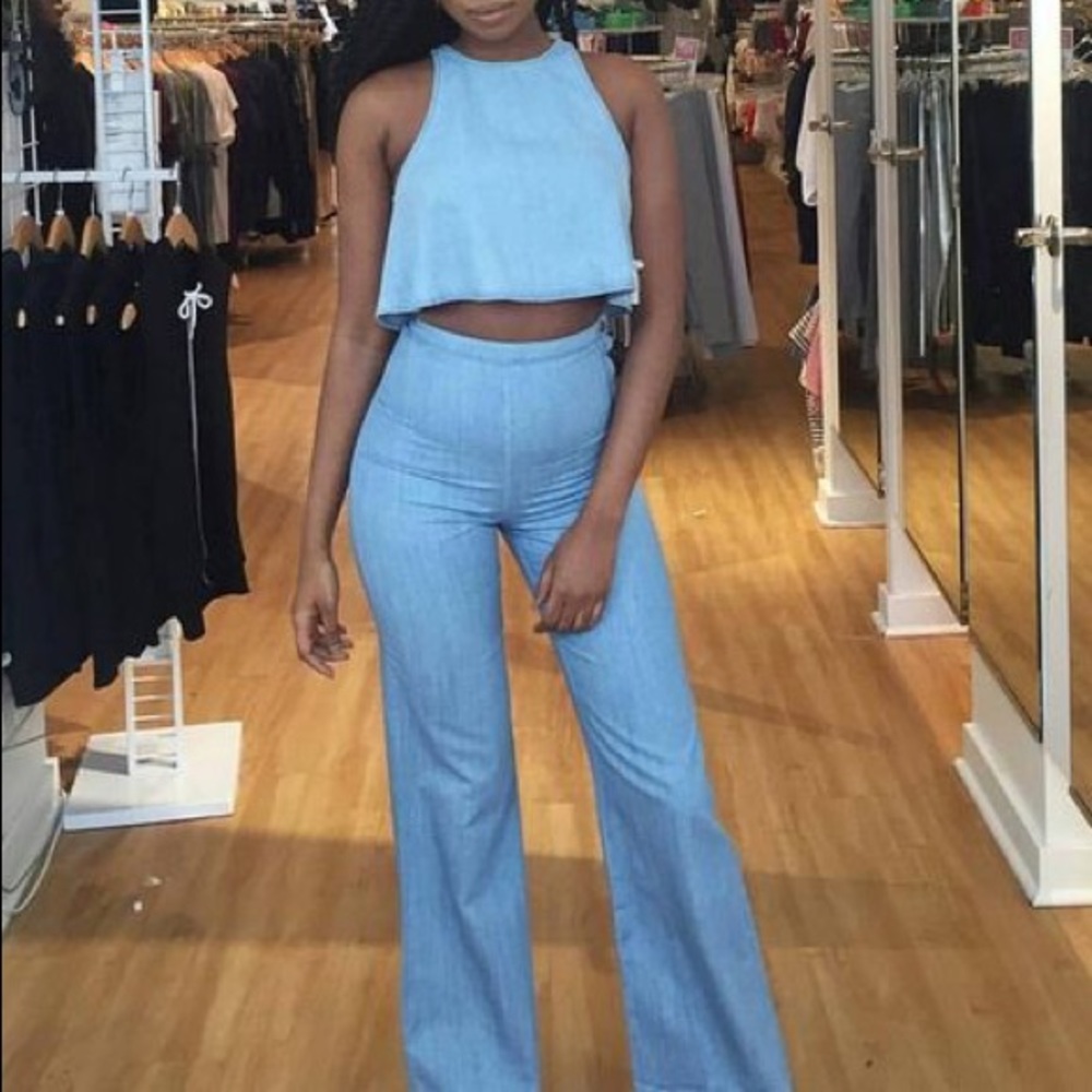 American Apparel Denim Charlie Set