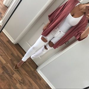 Rustic Mauve Beautiful Cardigan