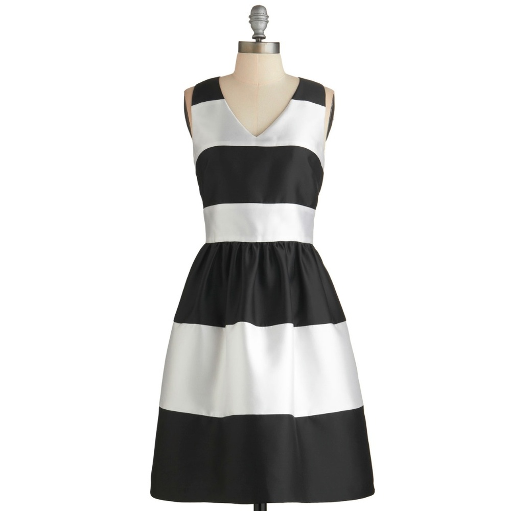 Ivy Blu Black & White Stripe Sephora dress