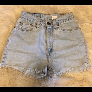 Vintage Levi high waisted shorts
