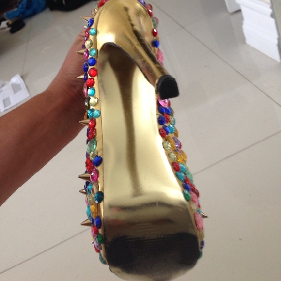Brand new multi colored stilettos - Picture 4 of 4