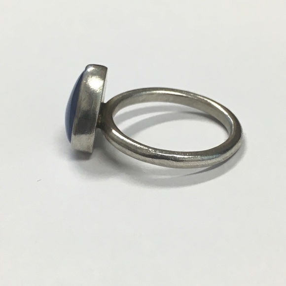 Trillion Lavender Chalcedony Sterling Silver Ring - Picture 6 of 8