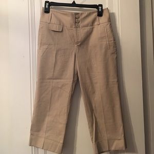 Banana Republic Jackson fit khaki capris size 2p