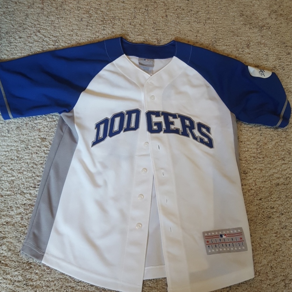 Children's Large Los Angeles Dodoger Jersey (#16)