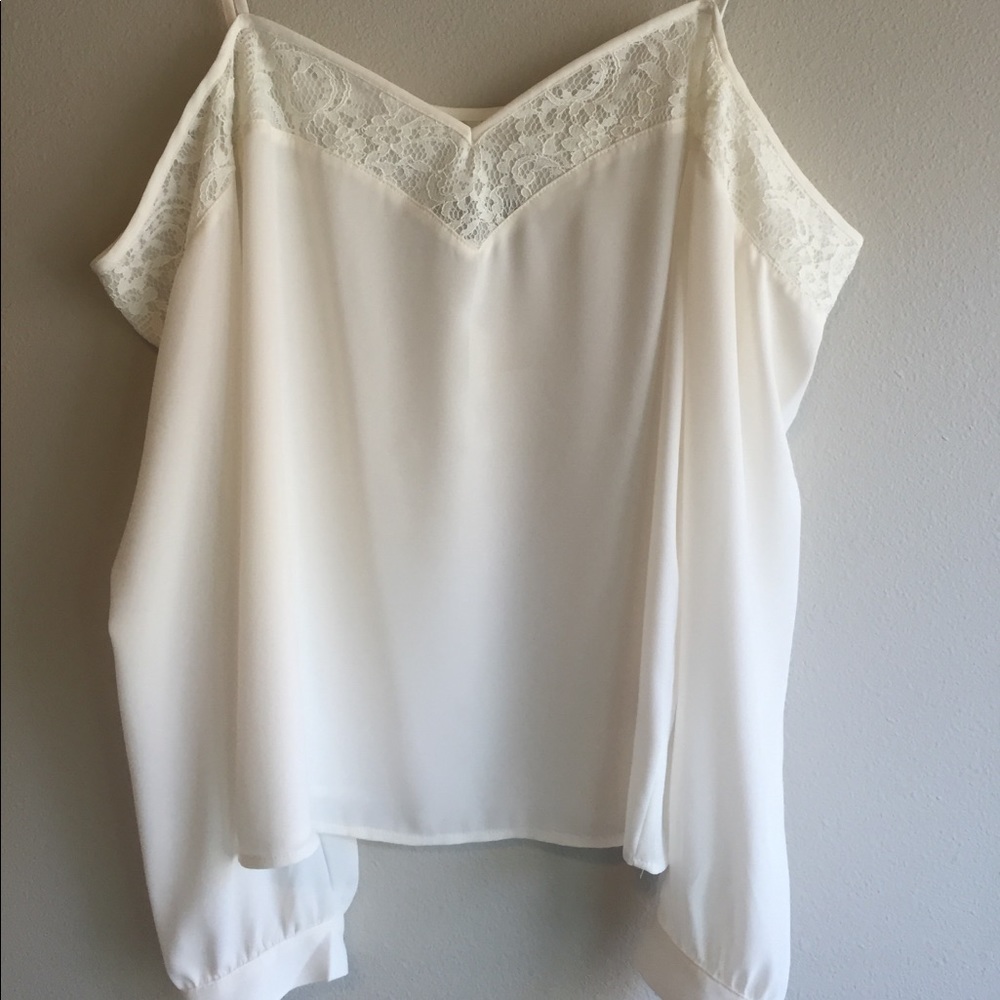 Express Off-the-Shoulder Shirt