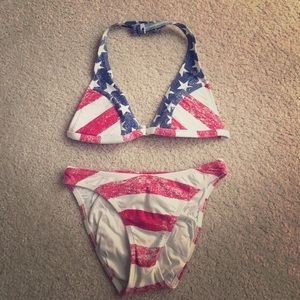 Red, White, and Blue Bikini.