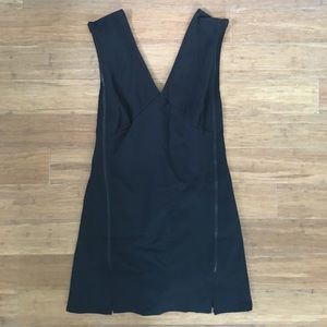 Free People Black Dress with Side Zippers Size - M