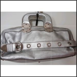 Gucci Silver Romy Handbag