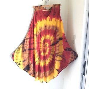 Beautiful tie dye dress.