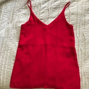 H&M Pink V-neck Tank - Size 4