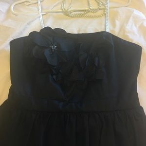 Lilly Pulitzer sz 4 strapless black cocktail dress