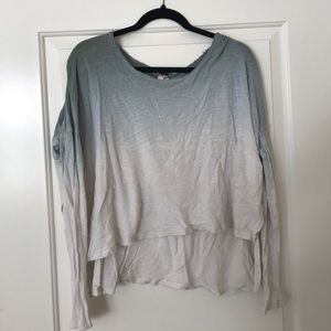 Free People Tie Dye Faded Top