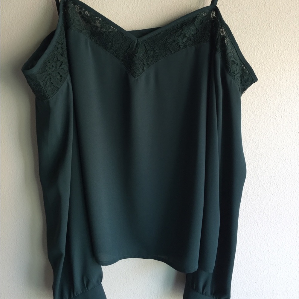 Express Off-the-Shoulder Shirt