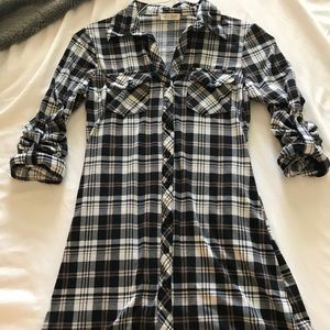 Stretchy Soft Flannel Dress!