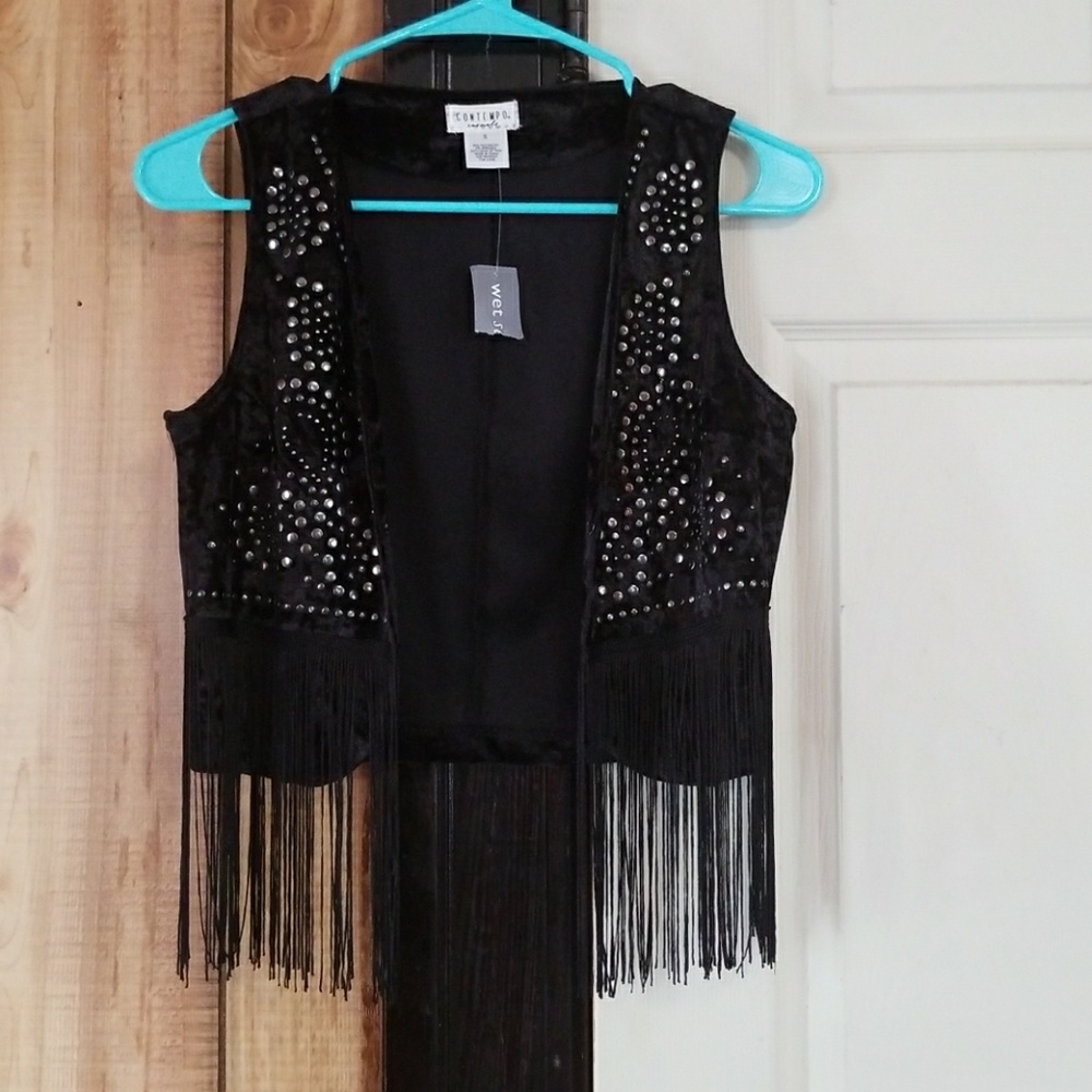 Faux Suede Vest