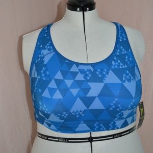 Old Navy Blue Geometric Sports Bra- New With Tags