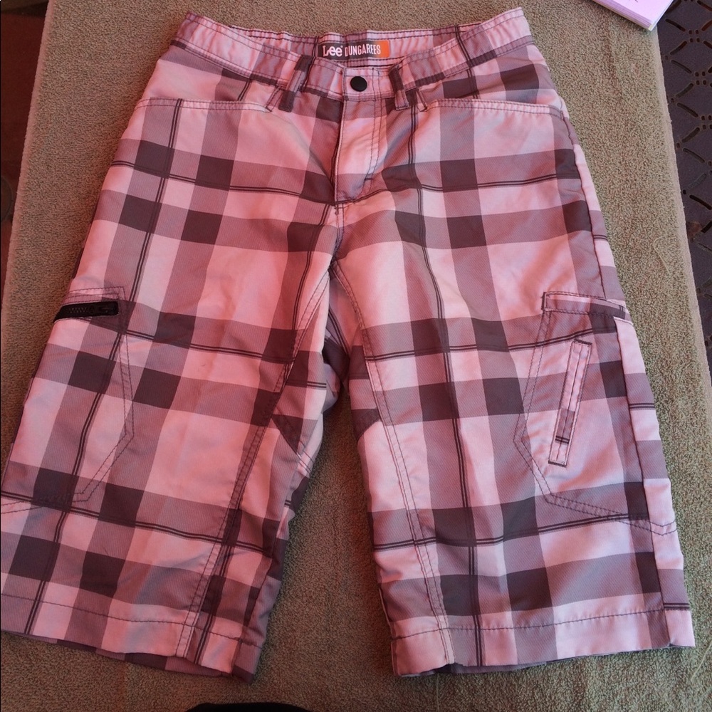 Lee Dungarees Checkered Shorts
