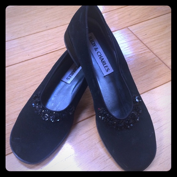 Chunky black 90's "flats" - Picture 1 of 8