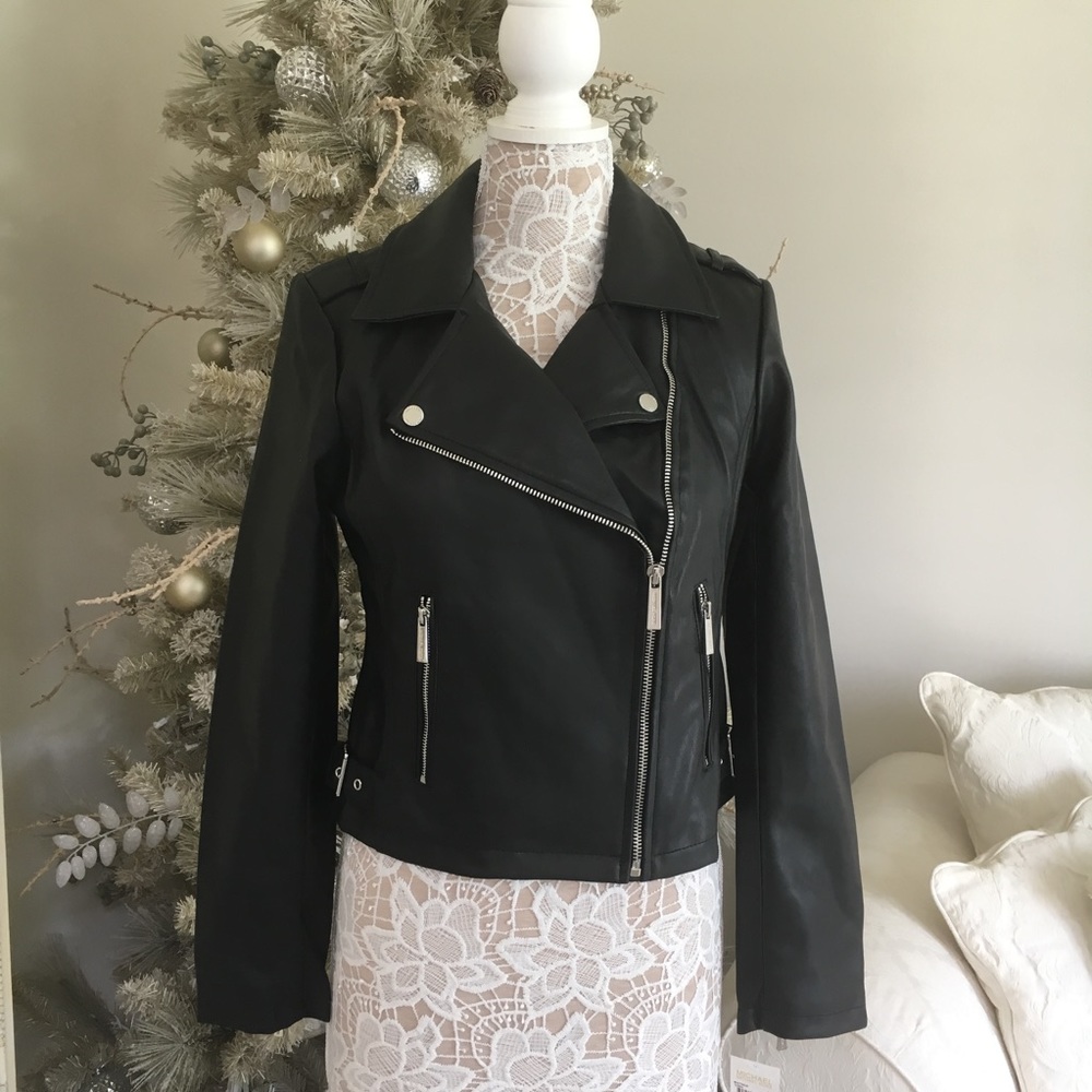 😍Michael Kors Moto jacket - Picture 2 of 8