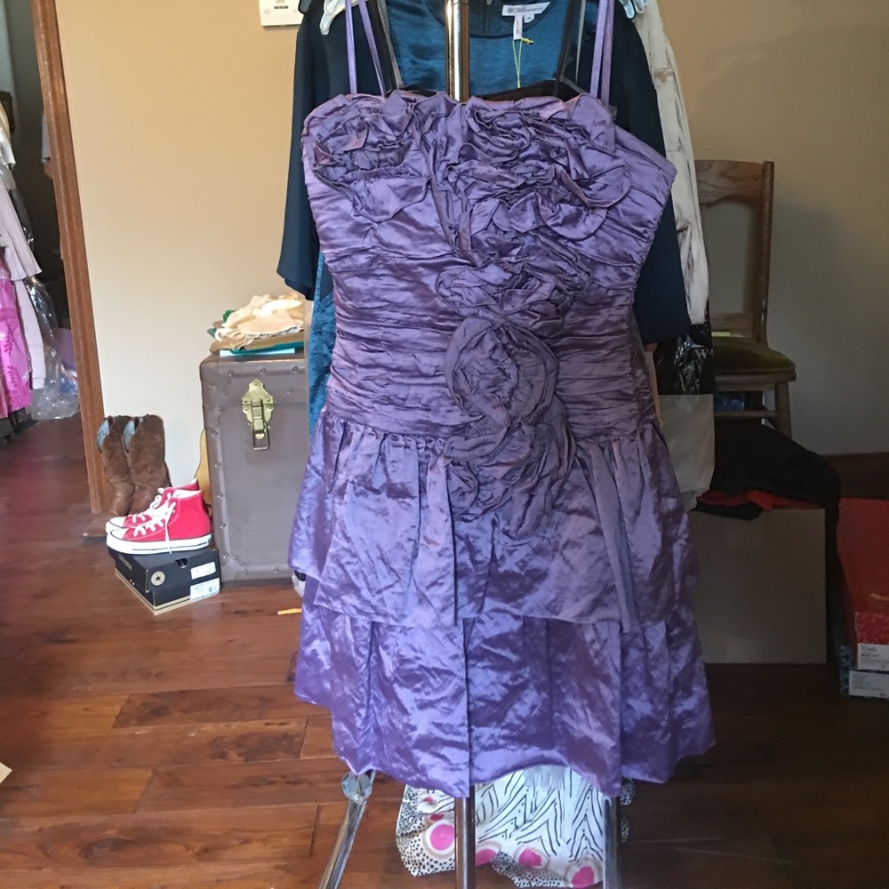 BCBG Purple Cocktail Dress