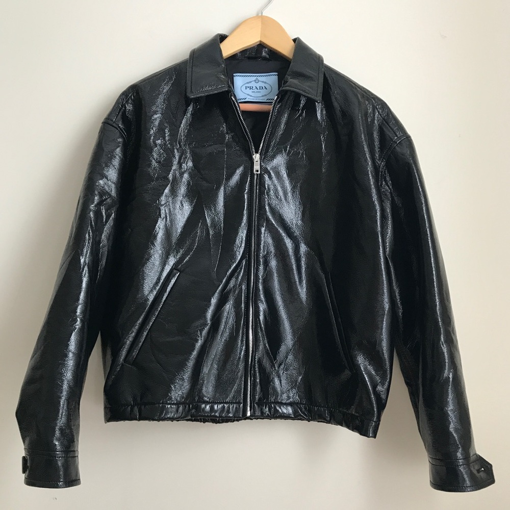 Prada Shiny Vinyl Jacket