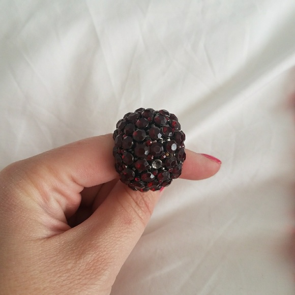 Express Necklace and Red Fashion Ring Bundle - Picture 2 of 2