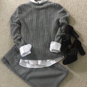 Ralph Lauren Cashmere Cable Knit Sweater