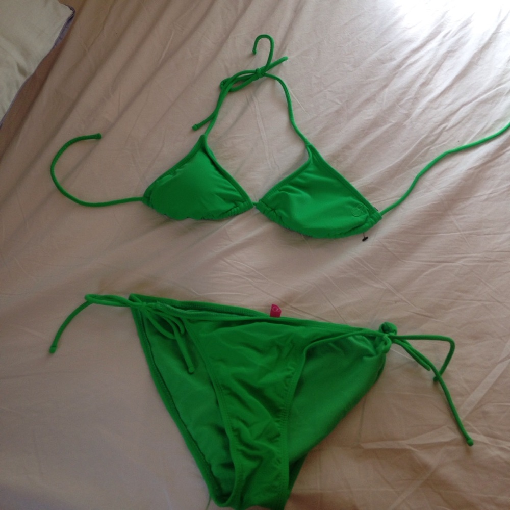 Green bikini