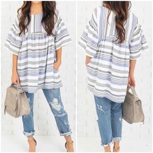 NBW VICI Pocketed Babydoll Tunic