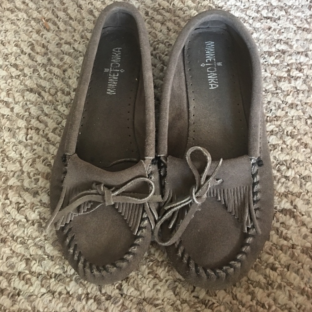 Women's Gray Minnetonka Shoes