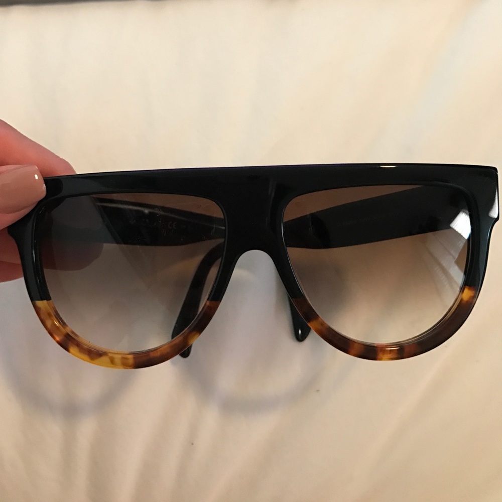 Celine 41026/S Black Havana Tortoise Sunglasses